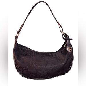 Anne Klein Hobo Logo Print Bag EUC